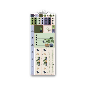 Foiled Home Plants Hobo Weeks Mini Stickers Set
