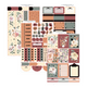 Foiled Boho Fall Vertical Planner Sticker Set - 4 Pages