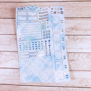 Foiled Baby Flannel Hobonichi Weeks Ultimate Sticker Set
