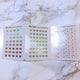 Foiled Transparent Header Overlay Sticker Booklet - 5 designs