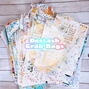 Destash Hobo Weeks Sticker Grab Bags - 5 sheets each bag