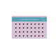 Foiled Heart Dots Mini Stickers - Lilac