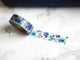 Blue and Pink Floral Washi Tape