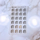 Foiled Ikea Shopping Bag Clear Overlay Icon Stickers