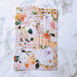 Foiled May Flowers Hobonichi Weeks Ultimate Stickers Set
