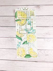 Foiled Lemons Hobonichi Weeks Sticker Set