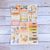 Foiled Pumpkin Spice PP Weeks Sticker Set- Premium Matte