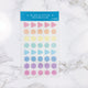 Transparent Shape Stickers - Basic Shapes - Rainbow