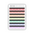 Foiled Scalloped Pastel Rainbow Flag Stickers