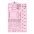 Foiled Signature Crane Pink Hobonichi Weeks Ultimate Stickers Set