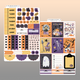 Foiled Spooky But Cute Vertical Planner Sticker Set - 4 Pages