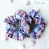 Blue and Red Plaid Scrunchie