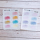 Transparent Watercolor Swatch Stickers