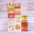 Foiled Thanksgiving PP Weeks Sticker Set - Premium Matte