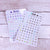 Foiled Transparent Hobonichi Weeks Date Dots Sticker Sheet