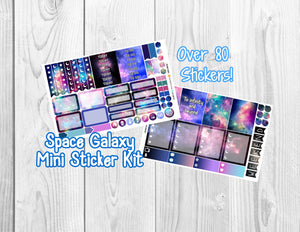 Space Galaxy Mini Sticker Set